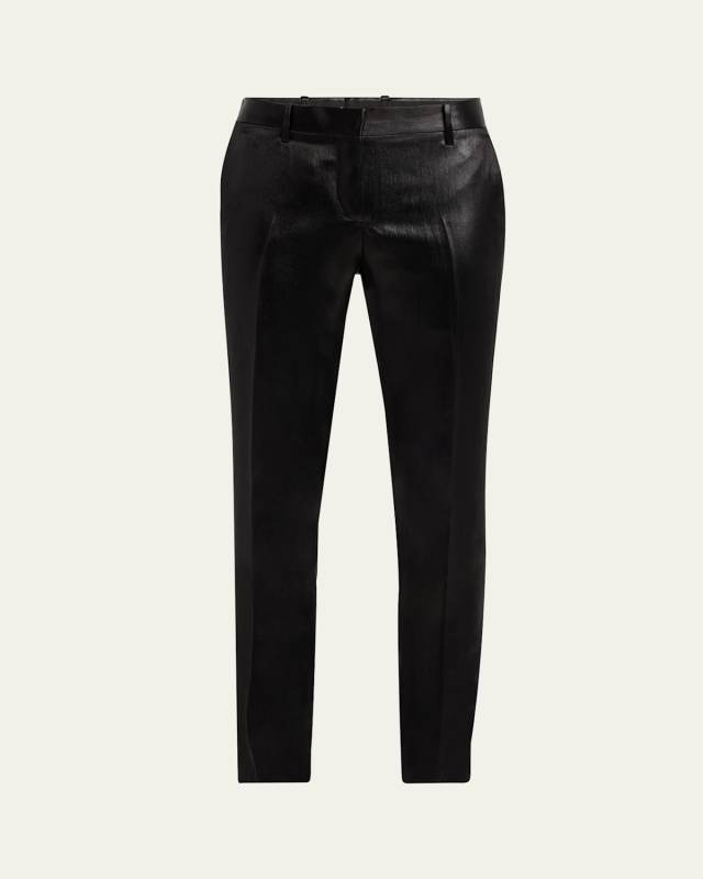 Liquid Satin Tailored Pants